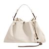 Celebrity-style drawstring tote bag, shoulder handbag, trash bag, women's crossbody large-capacity commuter hobo bag