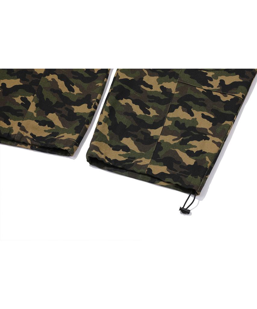 CPGN STUDIO Assassin Wide 3D Cargo Pants Camo