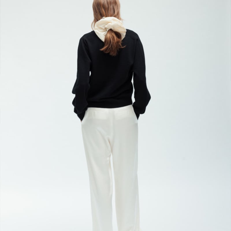 H8 TWO TONE SCRUNCHIE (CREAM)