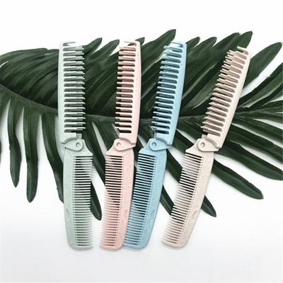 Haarbürste, antistatisch, doppelköpfig, tragbar, für alle Haarpflegearten, faltbarer Reisekamm für Damen