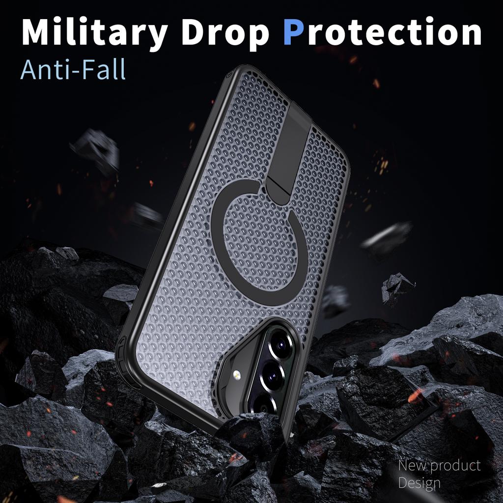 Case for Samsung Galaxy S26 S25 S24 Ultra A57 A56 A36 A26 A16 A55 A35 A15 A06 A05 X Cover 7 Pro M56 A37 S25 Edge Holder Magnetic Wireless Charge Cover