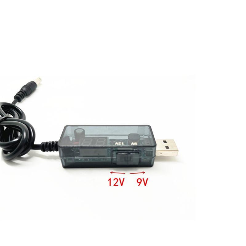 Usb Boost Converter Dc 5V To 9V 12V Step Up Converter Cable 3.5X1.35Mm Connector For Power Supply Charger Power Converter