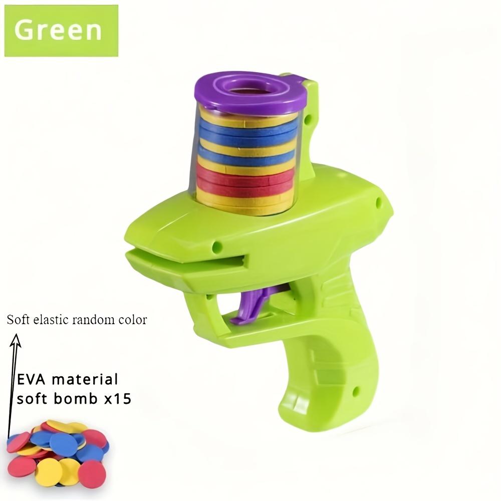 Portable EVA Soft Spring Shooter, Fun Spring Gadget, Multiplayer Battle Toy,Designed for Kids Aged 3 and Up, Interactive Toy for Parents and Children.