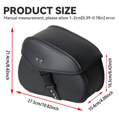 Alforjas universales para motocicleta, bolsa lateral para herramientas, bolsas de almacenamiento de equipaje, bolsas para sillín para Honda, Yamaha, Suzuki, Harley 883, bolsa para asiento trasero
