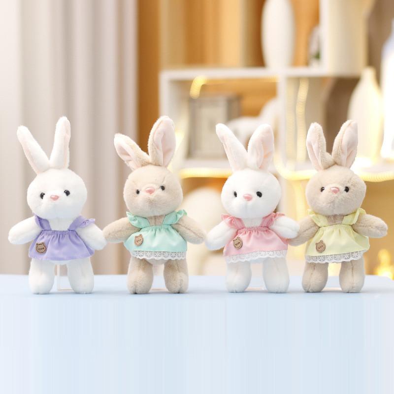 Hettegenser Kanin Plysj Nøkkelring Leke Dukke Søt Gave Til Barn Og Ryggsekkdekorasjon