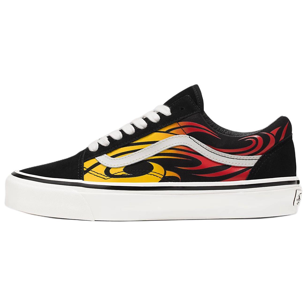 

Vans Old Skool 36 Lx Warped Tour Black Flame Sneakers VN000D56MCG 40.5