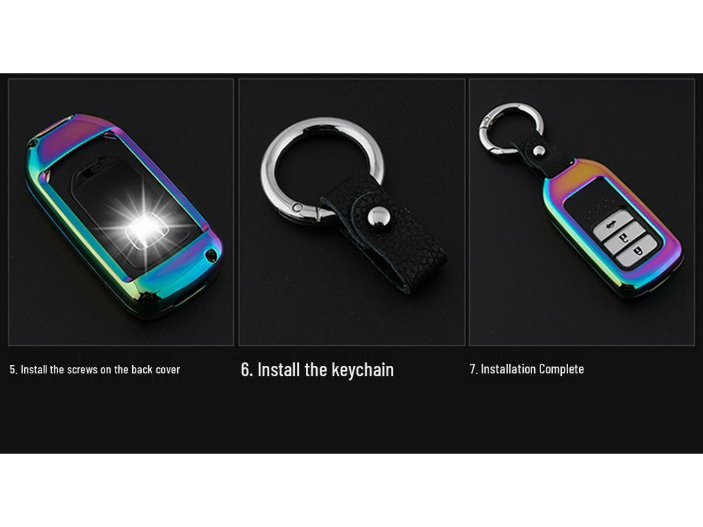 Honda CRV, Avancier, Vezel, Jade, Odyssey, Accord, Elysion, XRV, Civic (10th Gen) Key Case Shell