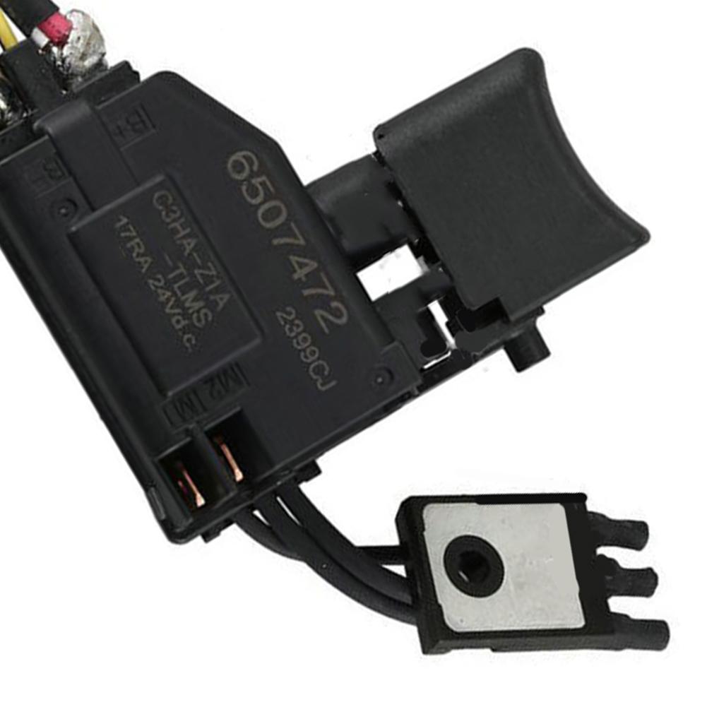 Electric Drill Switch 650747-2 650731-7 650637-9 Speed Control Push Button Trigger Switch For BDF456 BDF44 6DF453D Drill Parts