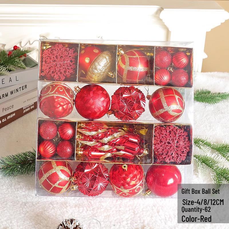 Large Artificial Christmas Tree with Dense PE and Lights - 2025 Children's Decorative Ornaments