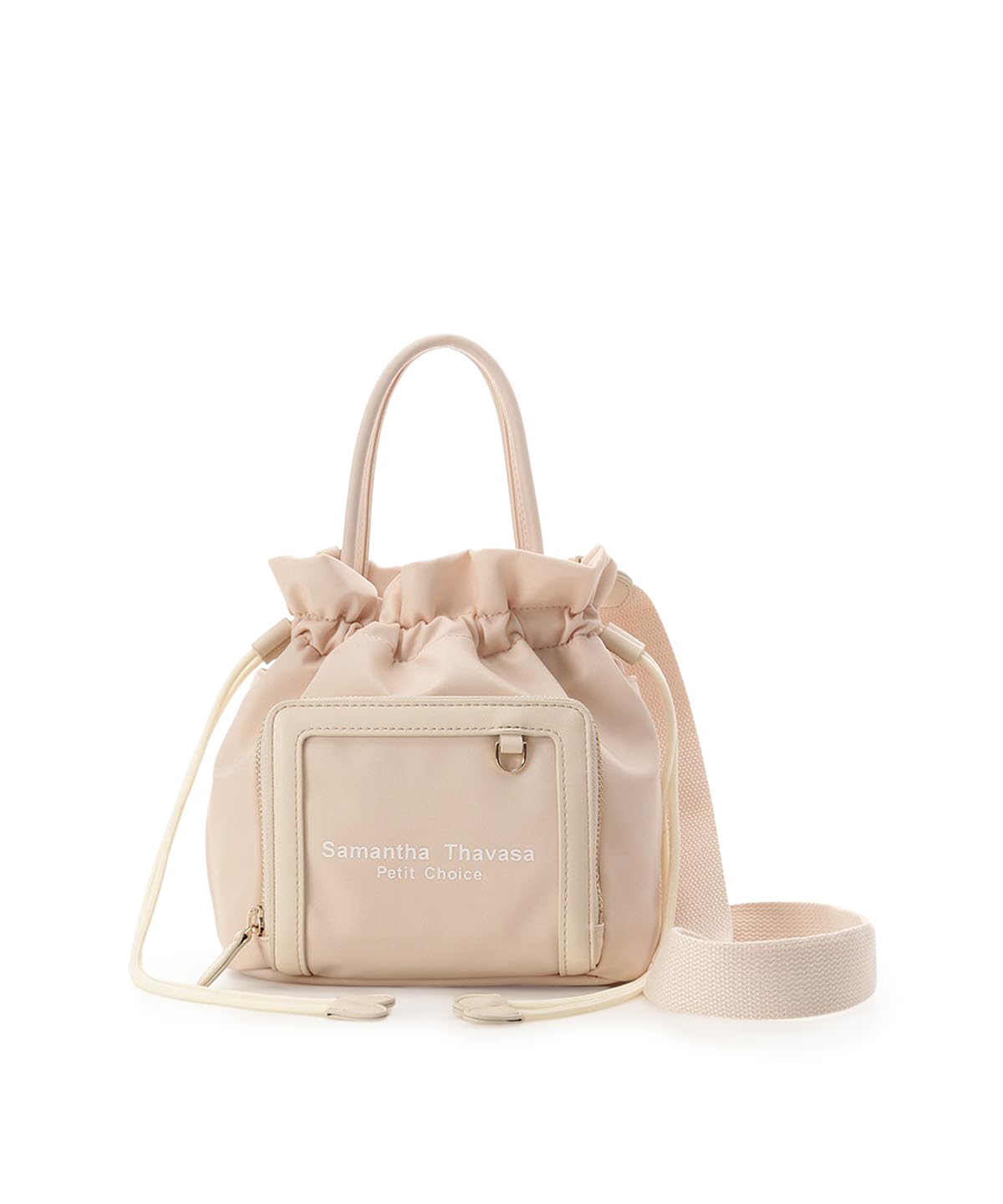 Повседневная сумка через плечо на завязках