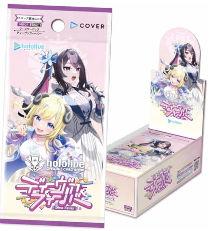 Hololive Карточная игра Бустер-пак Diva Fever КОРОБКА (Неоткрытый)