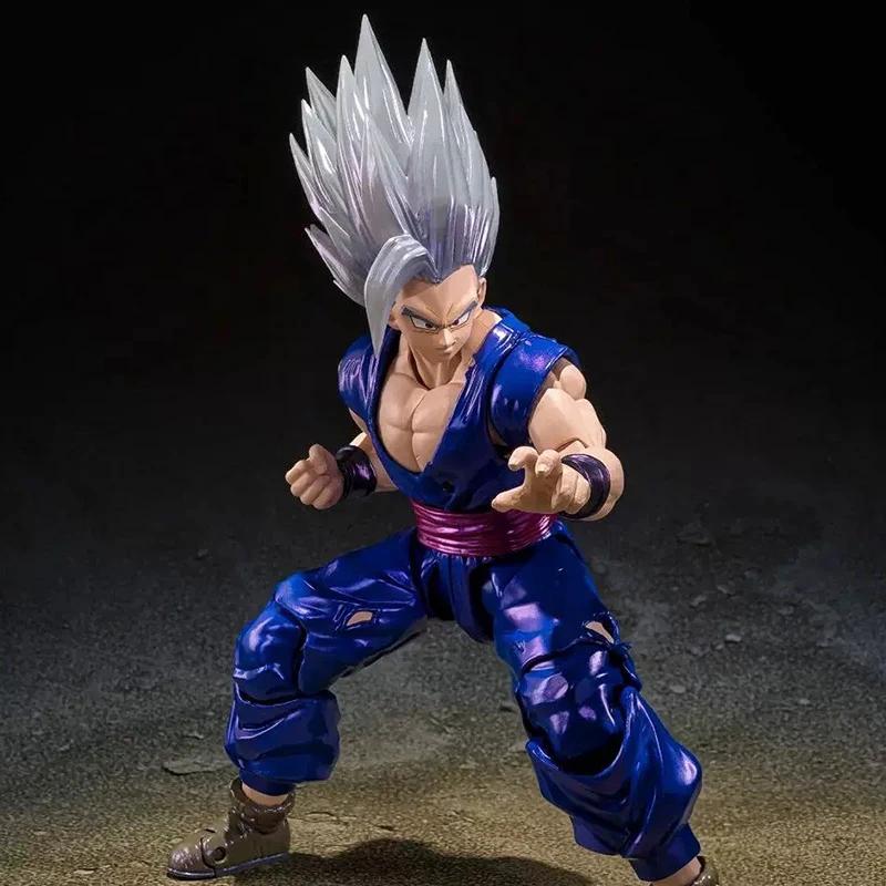 SHF Dragon Sphere Exclusive: Son Gohan Beast Animation Action Figure | POLYVINYL CHLORIDE Movable Super Saiyan Miniature | Collector's Edition