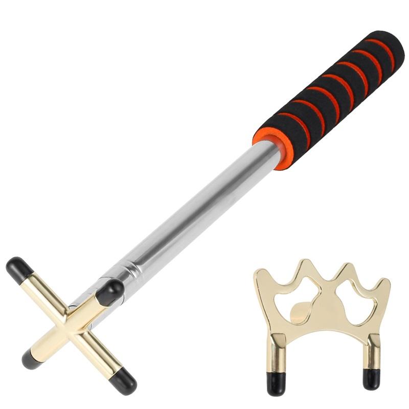 1 Set Retractable Billiard Bridge Stick Telescopic Billiards Pool Cue Bridge Stick with Replaceable Bridge Head Expandable Pool 1Set