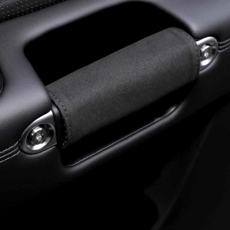 Car Door Handle Protective Cover Car Door Handle Cover Fur Decorative Car Armrest Cover Exterior Parts Body Kits