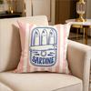 Bohemian Sardine Print Pillow Cover Retro Fish Can Cushion Case Home Decorative Throw Pillow Cover For Sofa Bedroom Home