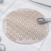 Round Anti-Slip Shower Mat with Suction Cups - Bathroom Floor Massage Pad