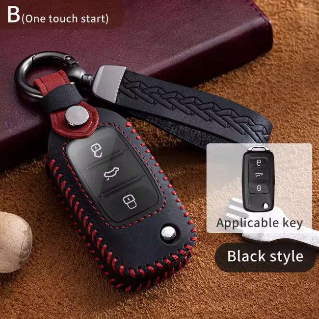 New Car Remote Key Case Cover For Volkswagen VW Polo Golf Passat Tiguan Beetle Caddy T5 Up Eos Skoda Octavia Seat Leon Altea