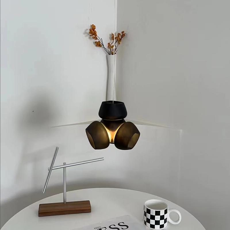 Designer new Nordic postmodern chandelier restaurant bar hotel banquet lobby black and white combined project lights