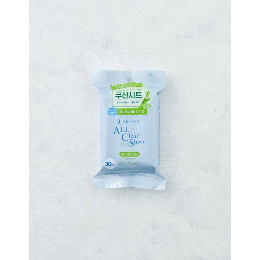 Senka All Clear Sheet Fresh 30 Sheets  Cleansing Tissue