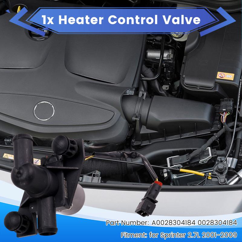 HVAC Heater Coolant Control Valve For Dodge Sprinter 2.7L 2001-2009 A0028304184 0028304184