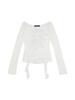 ELFELFELF ARCHIVES Lily Frill T-Shirt [Ivory]