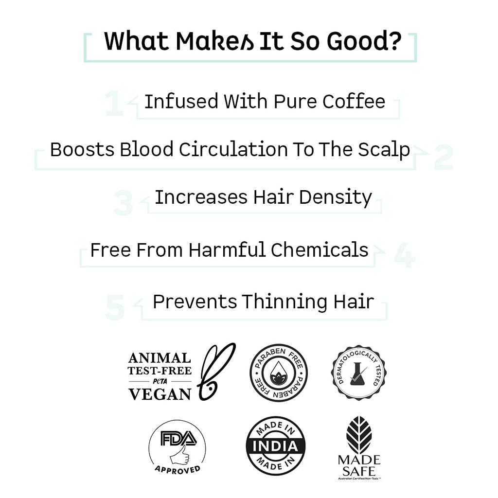 mCaffeine Coffee Scalp Tonic Spray With Caffeine Redensyl Proteins Energizing Root Care For Men And Women 100 ml