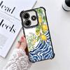 Mediterranean Lemon Soft Phone Case For Xiaomi Redmi Note 14 15 Pro Plus 13 12 11S 11T 5G 10 9S 9 Plating Anti-Fall Fundas