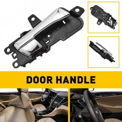 Interior Pull Door Handle Black For 2011-2015 Hyundai Sonata Car Ide Right EV
