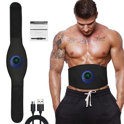 Ceinture amincissante vibrante pour le corps, stimulateur électronique des muscles abdominaux, tonifiant, ceinture de sport intelligente, masseur, soutien du dos et de la taille