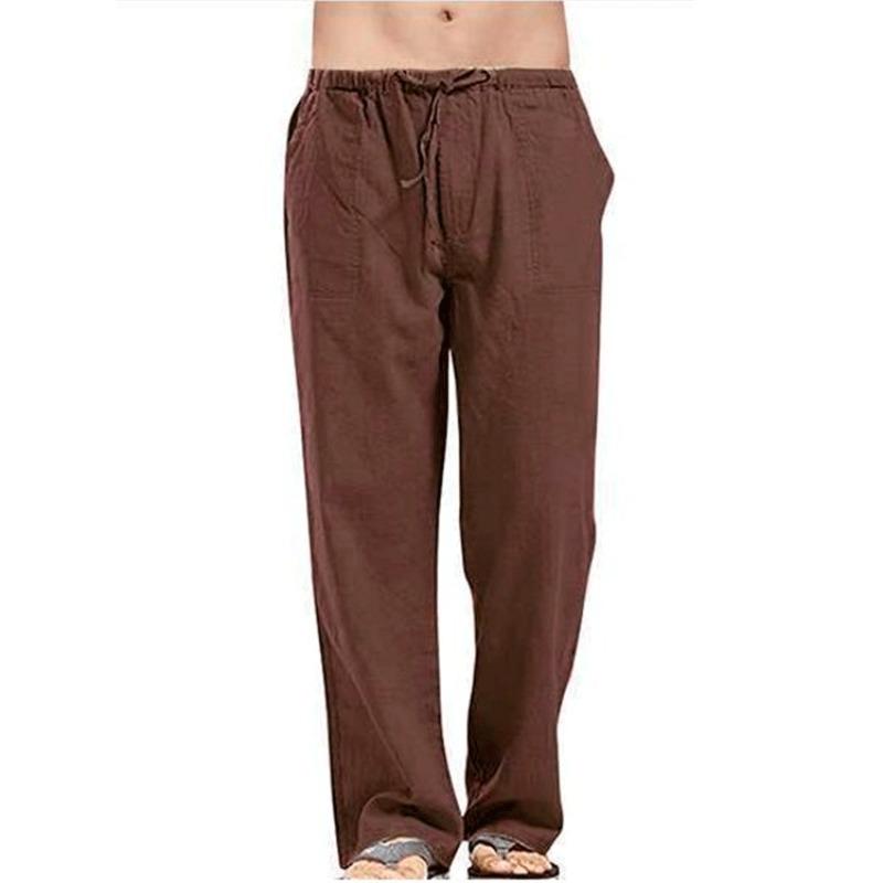 

Large Size Men s Pants Breathable and Sweat-absorbing Long Pants Basic Casual Wide-leg Pants 5XL темно-сірий