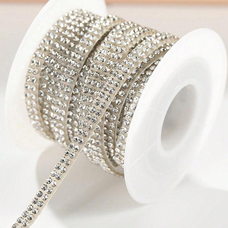 5-Meter/Roll DIY Rhinestone Strip for Car Crystal Diamond Decoration Car Diamond Decoration Self-Adhesive Diamond Crafts DIY Rhinestone Strips