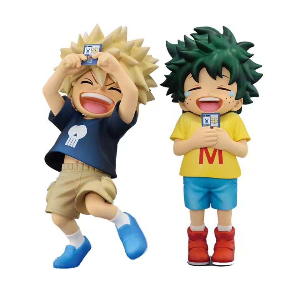 Original My Hero Academia Lzuku Midoriya Katsuki Bakugo Figure Anime Model Toy Childhood Decoration Doll Birthday Gift