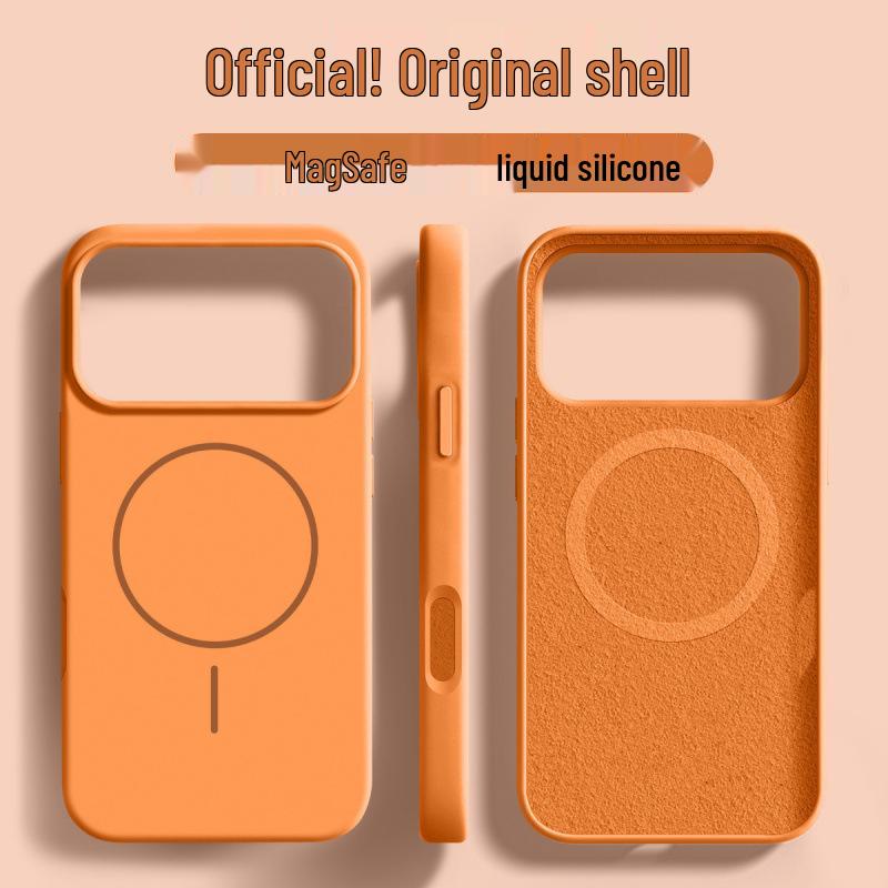 

Creative Magnetic Transparent Mirror Frame Case for Apple iPhone 17 Pro Max, iPhone 16 & 15 - Drop-Proof Frosted Design. 14 Pro Max