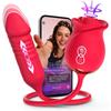 Female vibrator Dildo sex toy with thrust G-spot vibrator and 10 clitoral nipple stimulation sucking modes anal dilator adult sex toy couple
