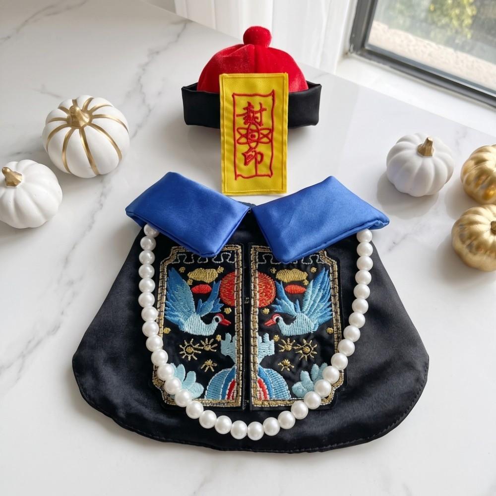 Chinese Style Pet Costume Cute Cat Halloween Dress Pet Supplies Halloween Dog Clothes Halloween