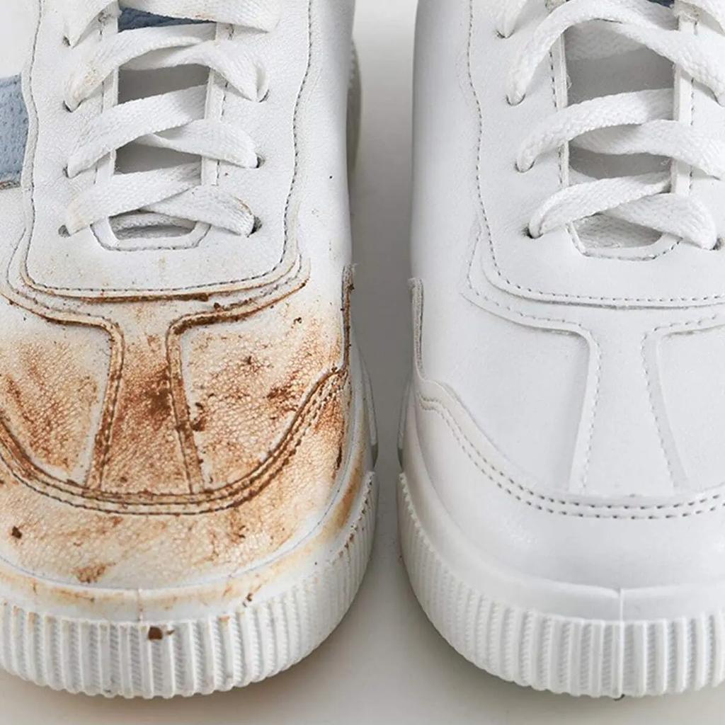 1 st Skoborste Matt Suddgummi för Glans Vita Skor Avkalkning Enkel Lätt att Använda Skotillbehör