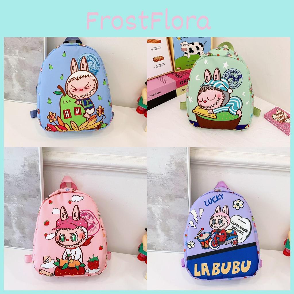 Labubu Cute Animal Cartoon Childrens Backpack With Polyester Lining For Daily Use In Preschool