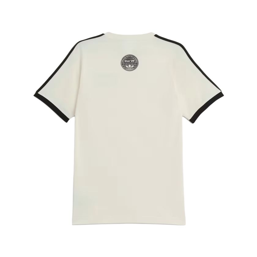 Adidas Originals X Oasis Collaboration 3-Stripes SS25 Slim Fit Comfortable Sports Short Sleeve T-Shirt Unisex Tops KT-3446