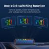 M4 Colorful LED Font OBD HUD Car Head Up Display Meter Digital Windshield Projector Speedometer MPH KMH PRM Water Temp Voltage
