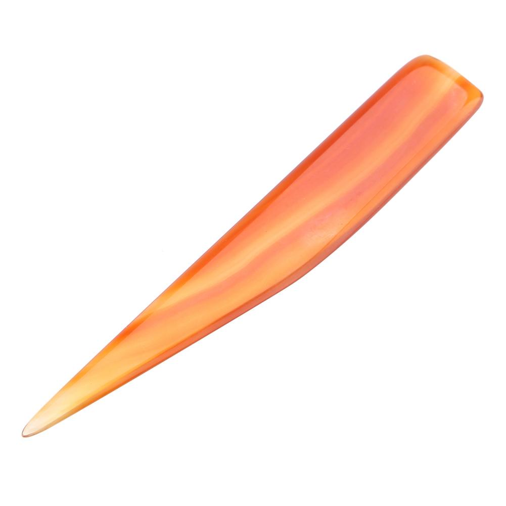 Faux Agate Knife Burnisher Hand Polishing Tool for Gold / Silver Jewelry (9cm / 3.54inch)