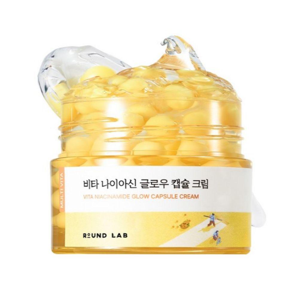 Round Lab Vita Niacinamide Glow Capsule Cream Brightening & Tone Correction Moisturizer 50ml