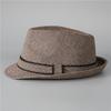 Men's Top Hat Spring and Autumn Gentleman's Hat Woolen Thousand Birds Jazz Hat Winter