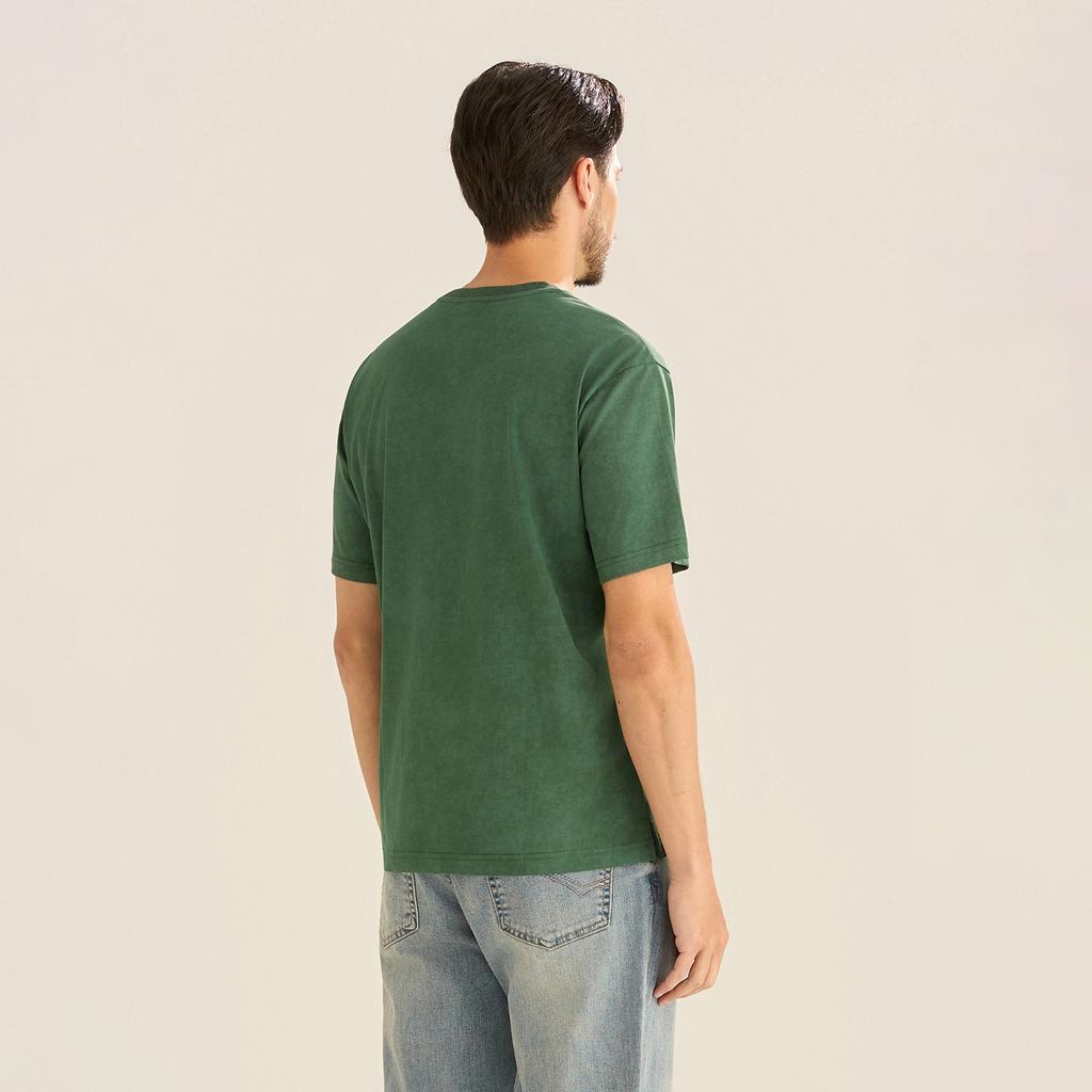 FERRAROMILANO Cool Touch Pigment Round T-Shirt Green (Am0Gttr25122)
