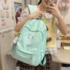 Schoolbag New Schoolbag Female Ins Wind Japanese Cute Cartoon Soft Girl College Wind Backpack Korean Version Candy Color Backpack