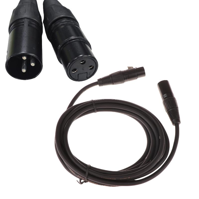 1 Piece Led Effect Lamp Stage Lighting Dmx512 3-Pin 0.5M/1M/1.5M/3M Signal Cable High Quality Xlr Connect Par Light
