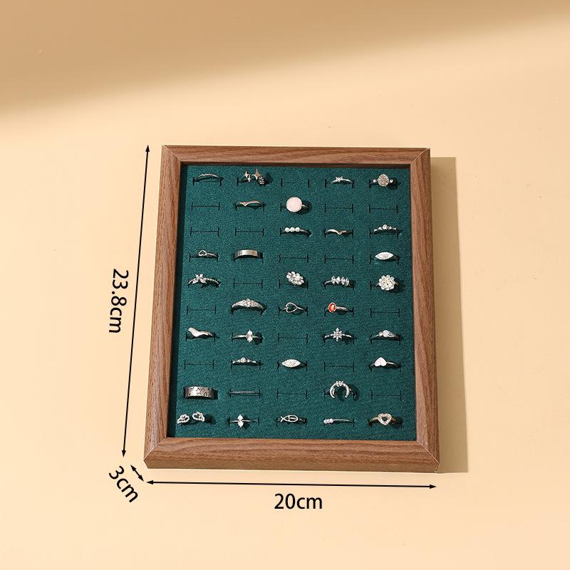 Creative 50 ring display plate, earring storage plate, ring display prop rack, ring viewing plate, stall