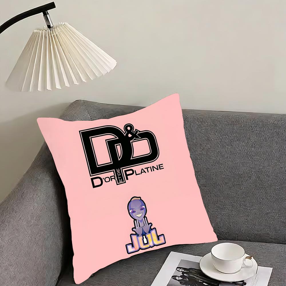 J-Jul Franchh Rapper Cushion Cover Pillowcase Ultra Soft Skin Friendly Fabric Cloud Like Comfort & Concealed Zipper
