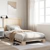 VidaXL Bed Frames and Headboard 100x200 Cm Solid Pine Wood, Bed, Bedroom Furniture, Wooden Bed, Single Bed, 3281533