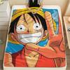 1pz Una Pezzo Monkey D Luffy Coperta in Flanella Fantasia Adatta a Tutte le Stagioni per Arredamento Casa Calore e Comfort Regali Regalo Festivo