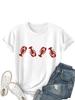 Tops Women Clothes Nautical Inspired White T - Shirt with Lobster Motif Ideal for Beach Parties